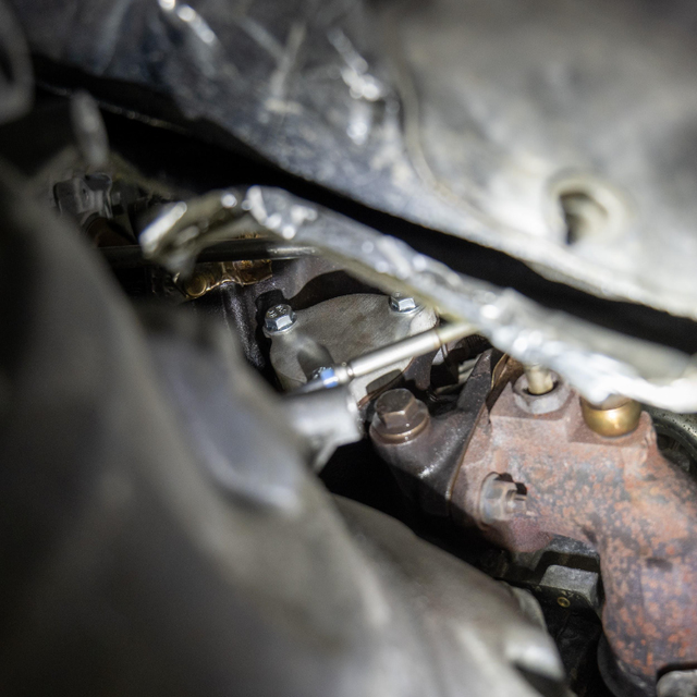 Remove the exhaust, then the EGR mounting bolts and the exhaust feed pipe