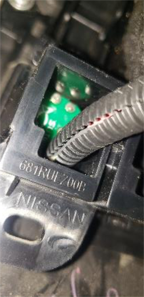 Mount the SOTF switch in the cab