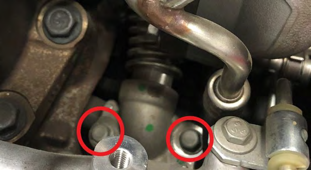 Split the turbo oil drain line