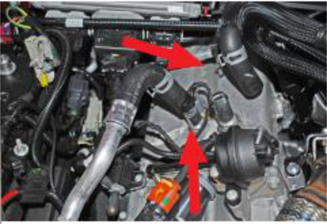 Unbolt the air intake resonator and air filter box