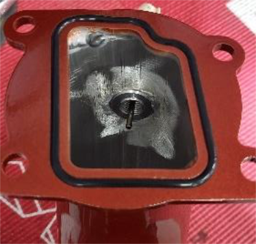 Move the two sensors onto the new charge tube