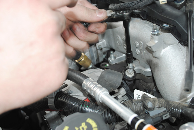 Remove the main section of the cast intake
