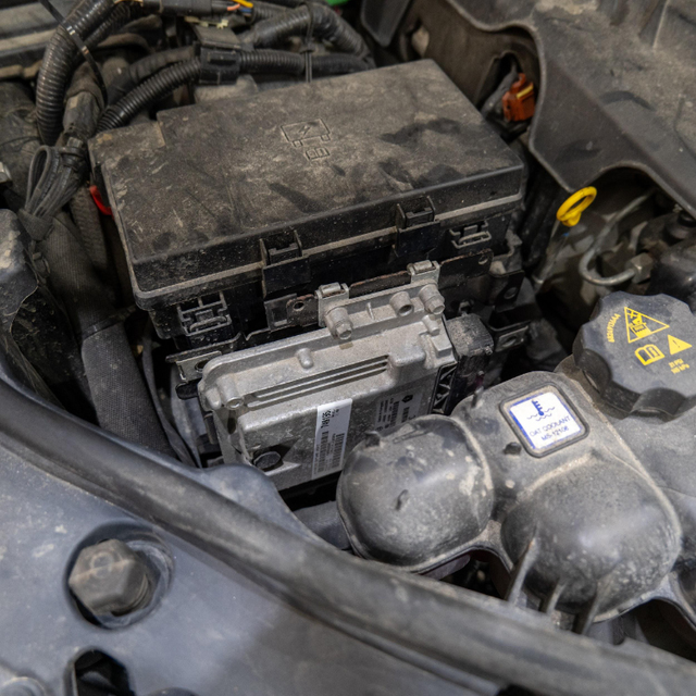 Tie up loose connectors, refill the coolant and refit the exhaust