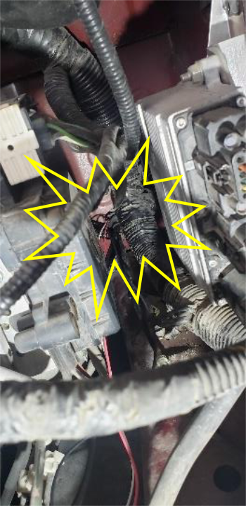 Fish the unlock cable through the hood latch grommet