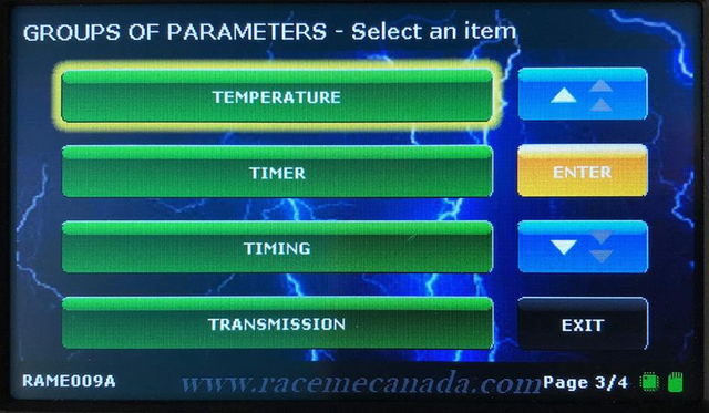 Select RACEME EGT SENSOR TEMP