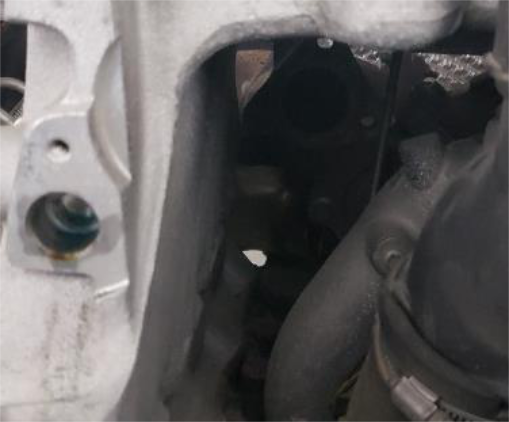 Remove the EGR bypass tube