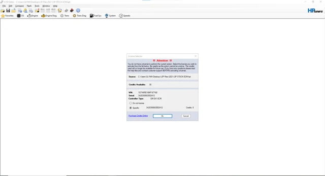 Click the red Write arrow and license the controller