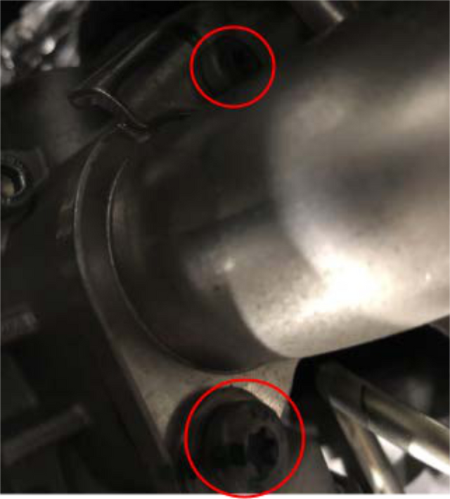 Unbolt the EGR pipe and throttle body from the intake elbow