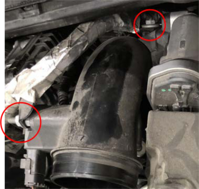 Remove the intake elbow and plug the turbo inlet