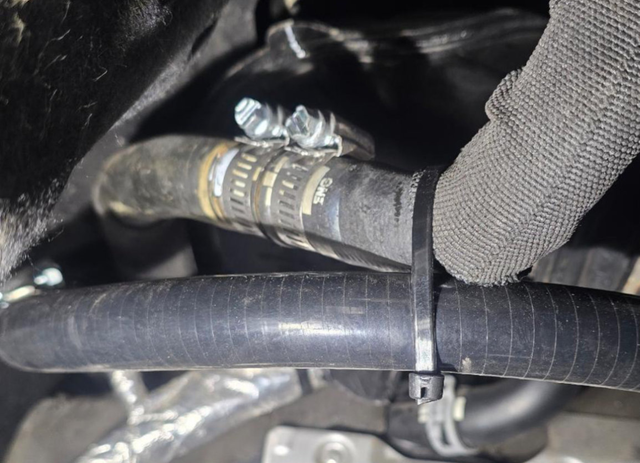 Reroute the coolant hoses