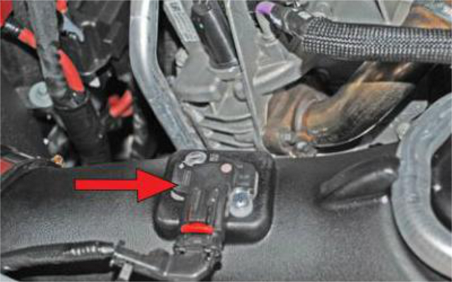Remove the air intake tube