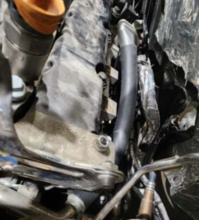 Install the coolant hose
