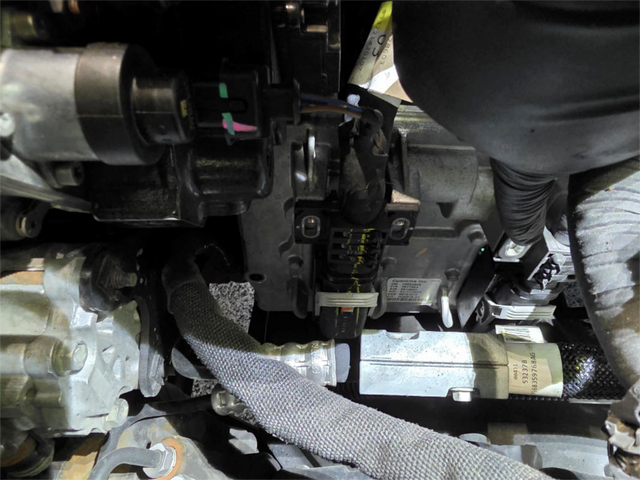 Remove the intake horn