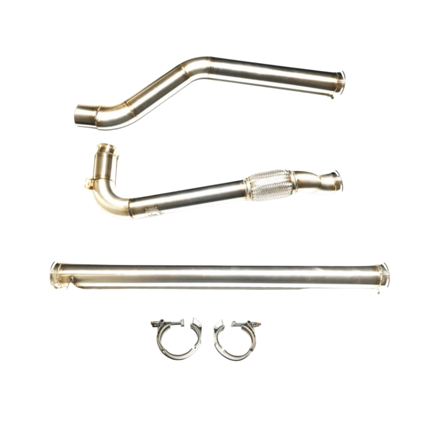2020-2023 EcoDiesel 304 Stainless DPF Delete Pipe 3.0L EXF Wrangler JL 3.0L EcoDiesel