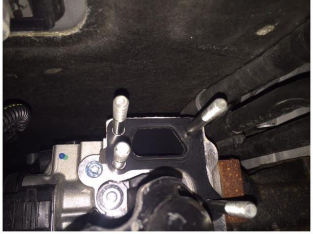 Remove the EGR housing