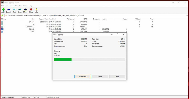 Copy the files and eject the card