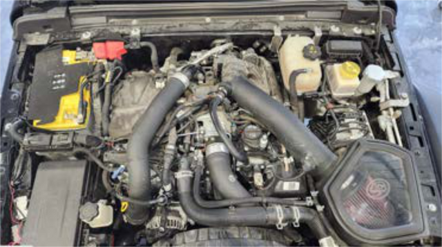 Remove the passenger side intercooler tube