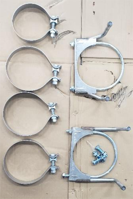 Fit the hanger brackets, then hang the rest of the pipes loose