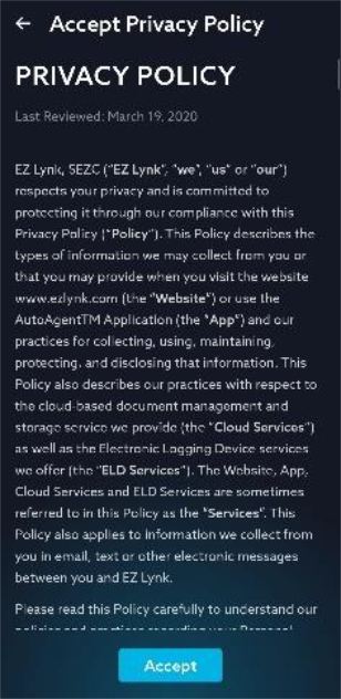 Create your EZ LYNK account