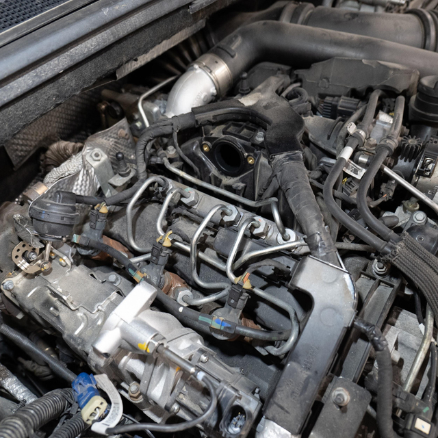 Cool down, disconnect the battery, drain the coolant, and disconnect the EGR
