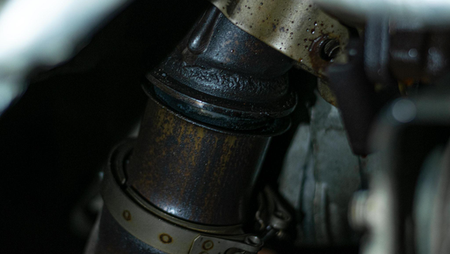 Remove the downpipe