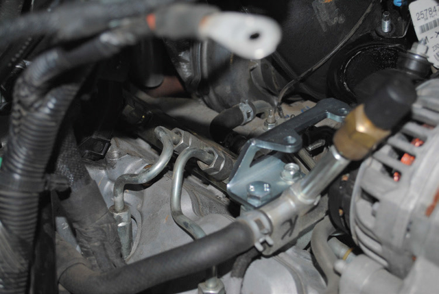 Install the exhaust block-off plate