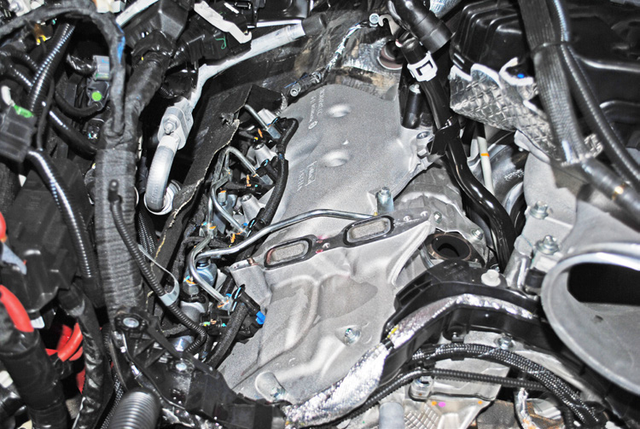 Remove the EGR cooler from the truck