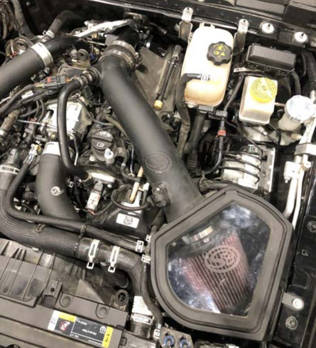 Reinstall the intake tube and airbox