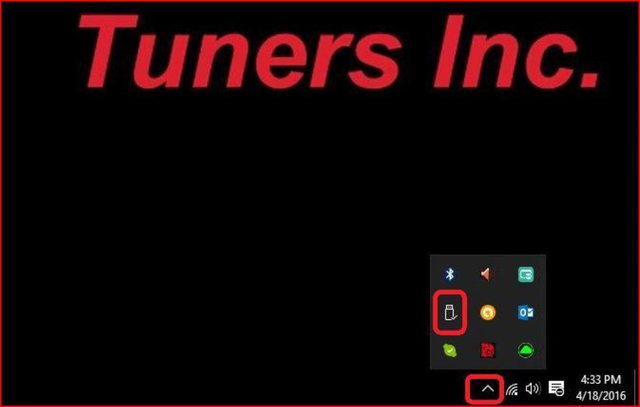 Run the firmware update on the tuner