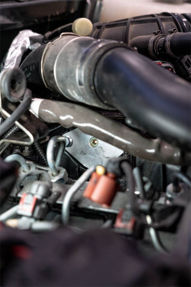 Install the EGR block off plate (if purchased)