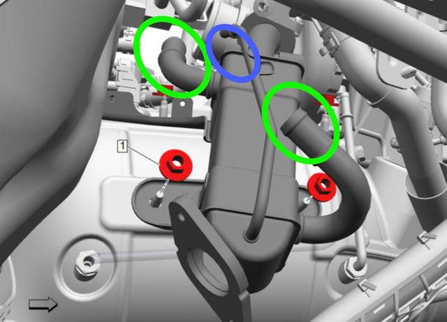 Remove the EGR cooler