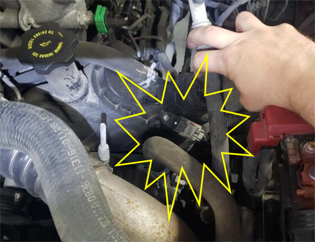 Plug the switch into the engine harness and blank the empty connector