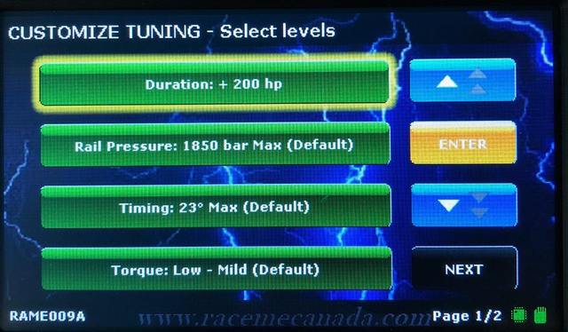 How to change a setting