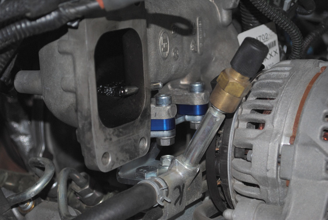 Refit the main section of the cast intake