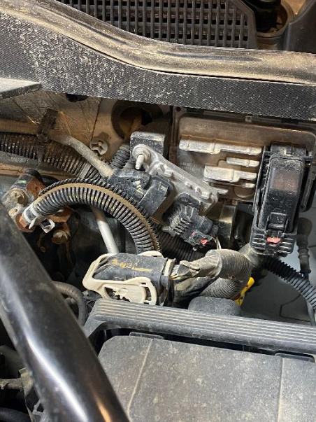 Fit the two NOx module plugs