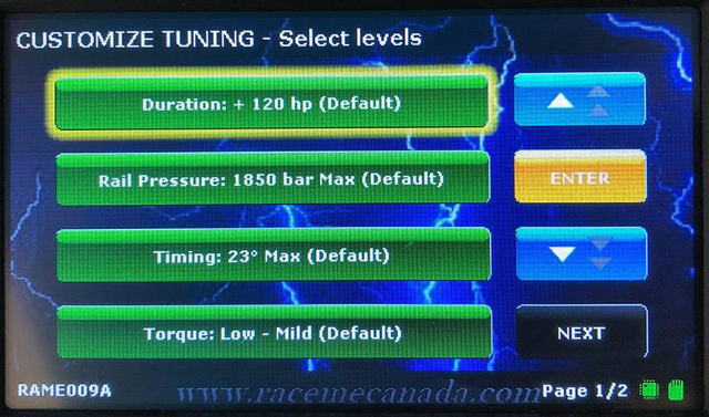 How to change a setting