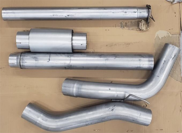 Fit the hanger brackets, then hang the rest of the pipes loose