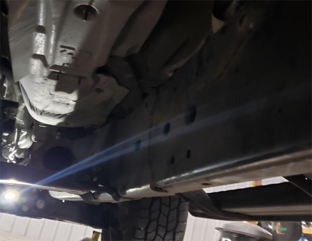 Remove the DOC/DPF assembly