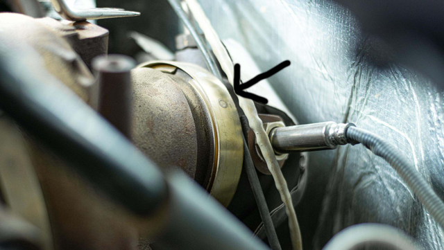 Remove the downpipe