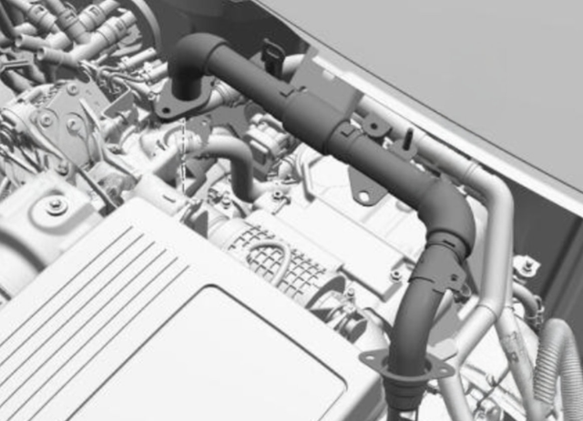 Remove the EGR crossover pipe